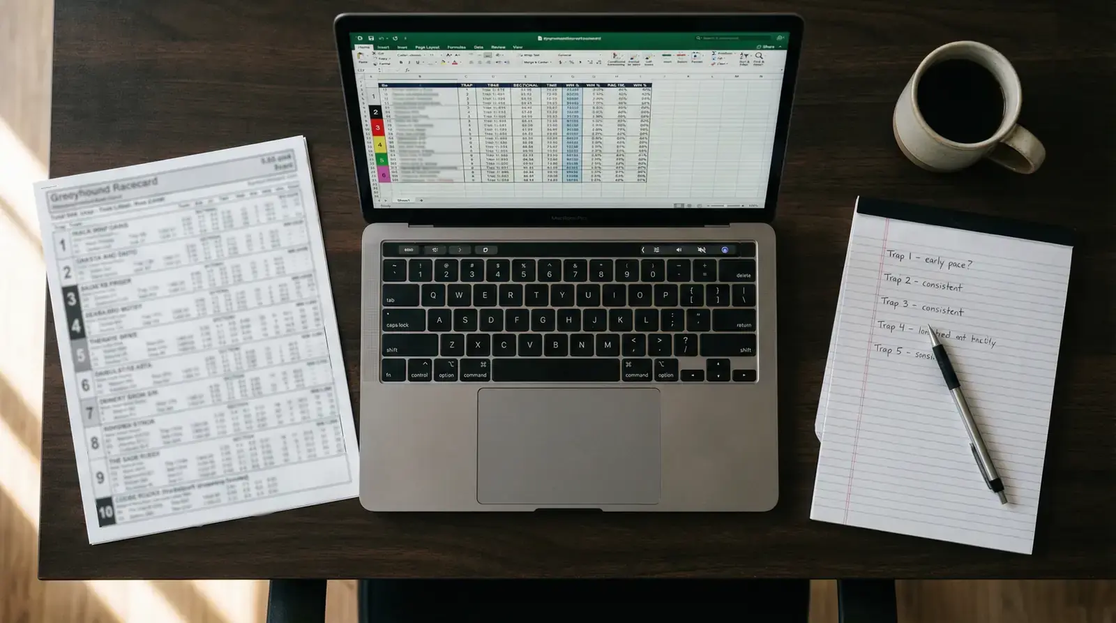 How to use greyhound racing statistics — trap records, track data and calculated times for betting